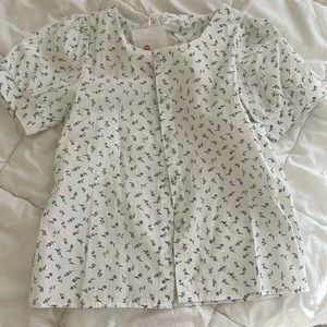 Grace and chili blouse shirt with flowers